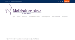 Desktop Screenshot of mollebakkenskole.no