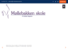 Tablet Screenshot of mollebakkenskole.no